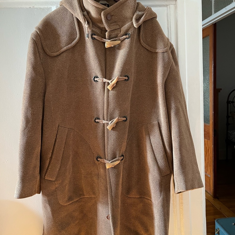 Fendi Tan Trench Coat with Toggle Closures